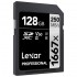 Lexar 1667X Professional 128GB V60 U3 SDXCâ„¢ UHS-II Memory Cards (up to 250MB/s read, 120MB/s write)