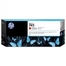 HP 745 300-ml DesignJet Chromatic Red Ink Cartridge (F9K06A)