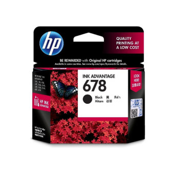 HP 678 Black Ink Cartridge (CZ107AA)