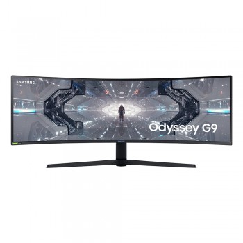 Samsung 49" Dual QHD Resolution with 1000R curvature, QLED, HDR1000, 240Hz refresh rate, G-Sync compatibles and FreeSync Premium Pro Gaming Monitor