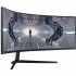 Samsung 49" Dual QHD Resolution with 1000R curvature, QLED, HDR1000, 240Hz refresh rate, G-Sync compatibles and FreeSync Premium Pro Gaming Monitor