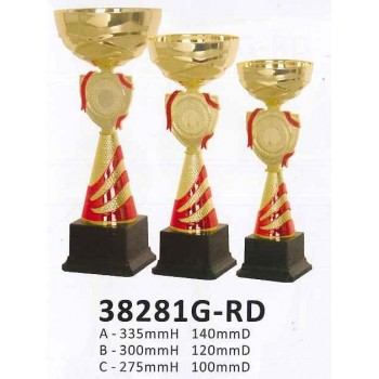 38281G-RD Red Girl Trophy