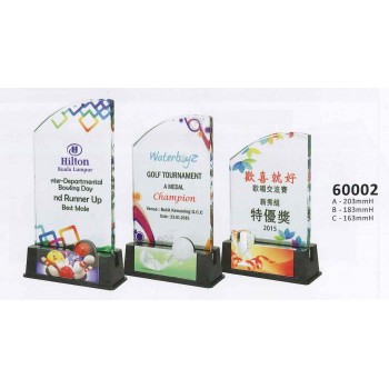 60002 Crystal Plaque