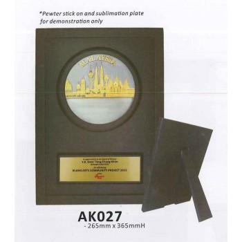 AK027 WOOD PLATE