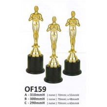 OF159 Oscar Plastic Trophy